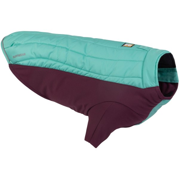 Ruffwear Powder Hound Solid Insulated Dog Jacket, Aurora Teal, XX-Small