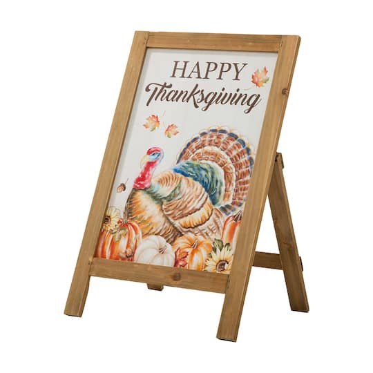 Glitzhome Thanksgiving Turkey Porch | x x | Michaels