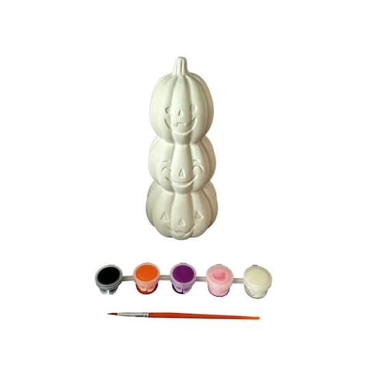 Color Your Own Ceramic Jack-o-Lantern Kit by Creatology in Black | Michaels