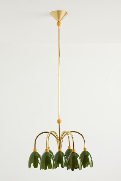 Merve Kahraman Floral Glass Chandelier