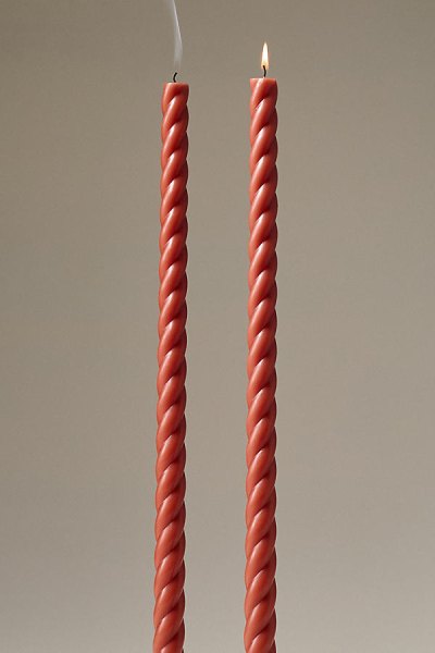 Floral Society 18 Twisted Tapers, Set of 2