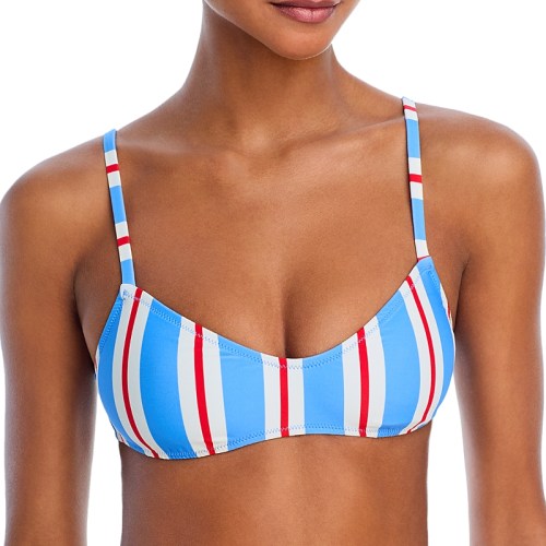 Solid Striped The Daphne Bikini Top