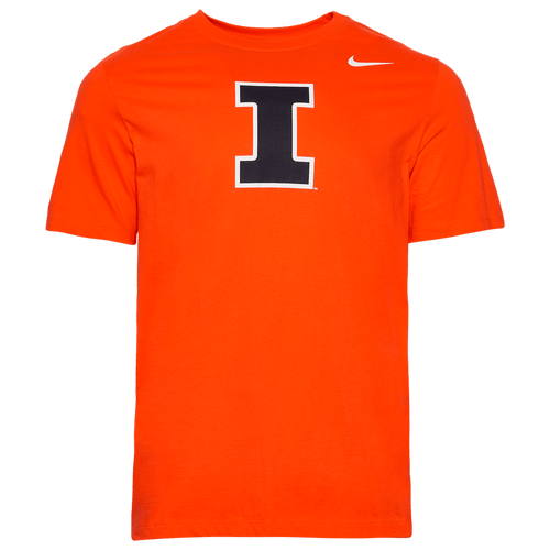 Nike Mens Illinois Fighting Illini University of Virginia Alternate Logo 3 T-Shirt – – Orange