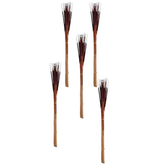 26 Pencil Bullrush Cattails, 75ct. By 3 Park in Brown | Michaels