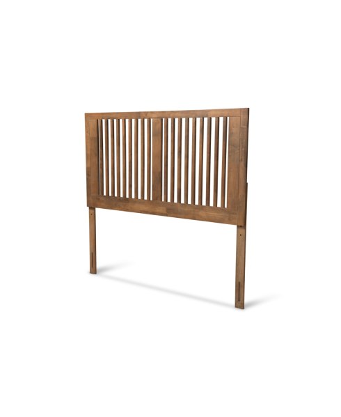 Baxton Studio Harena Modern and Contemporary Transitional Queen Size Finished Wood Headboard - Ash Walnut