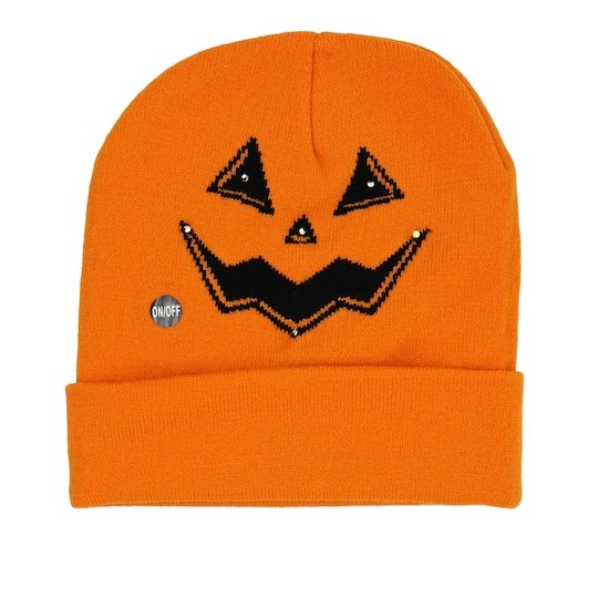 Jack-o-Lantern Light-Up Beanie by Celebrate It | Michaels