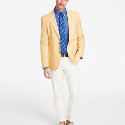 Nautica Men Modern-Fit Active Stretch Structure Weave Sport Coat
