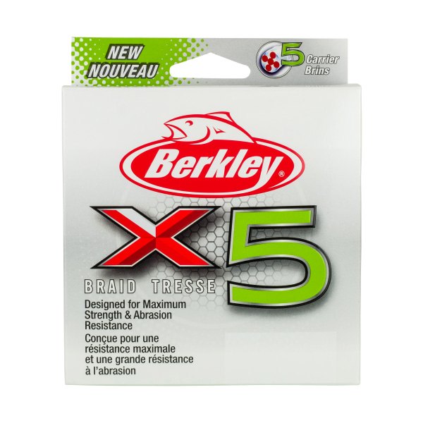 Berkley x5 Braid Fishing Line Lb. Test