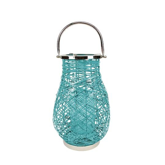 Decorative Woven Iron Pillar Candle Lantern By Northlight in | x | Michaels