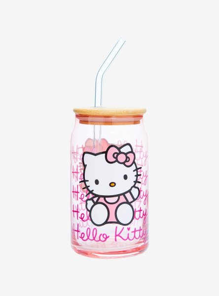 Hello Kitty Glass Cup
