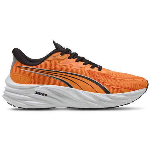 Mens PUMA Velocity Nitro 4 – Running Shoes – Orange / Black