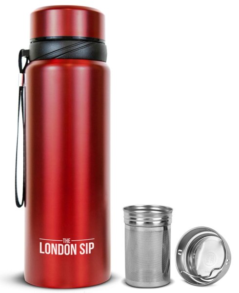 London Sip 25 oz. Travel Tea Infuser - Red