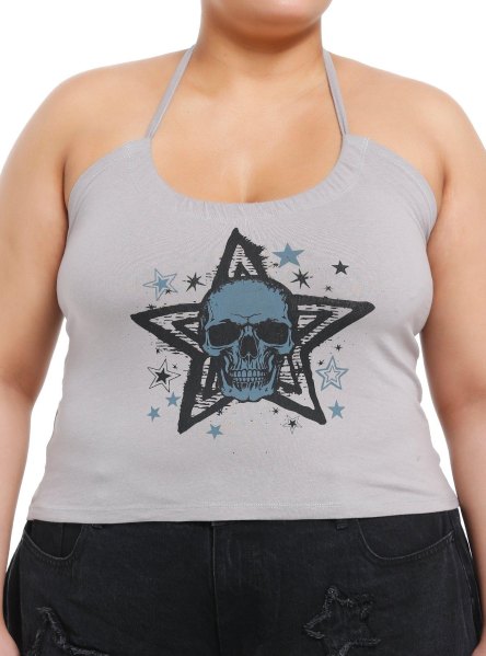 Social Collision Girls Halter Top Plus