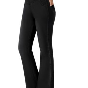 Flare Jeans Crossover High Waisted Bootcut