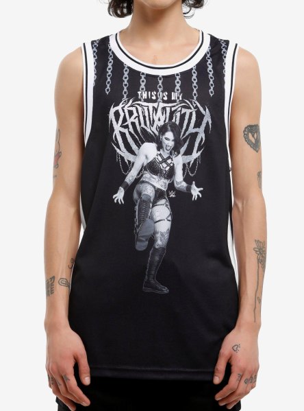 WWE Rhea Ripley Brutality Basketball Jersey