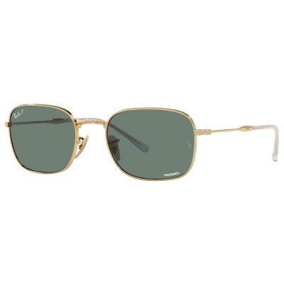 Ray-Ban RB3706 Chromance Glass Polarized Sunglasses - Polished Gold/Gray Chromance - Large