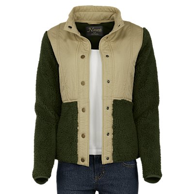 Natural Reflections Drop-Shoulder Sherpa Jacket
