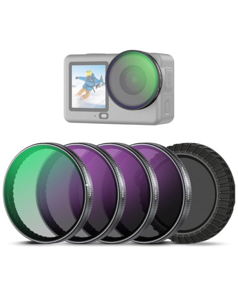 Neewer ND8 Camera Lens Accessory with Cpl, ND8 for select Dji Osmo Action models