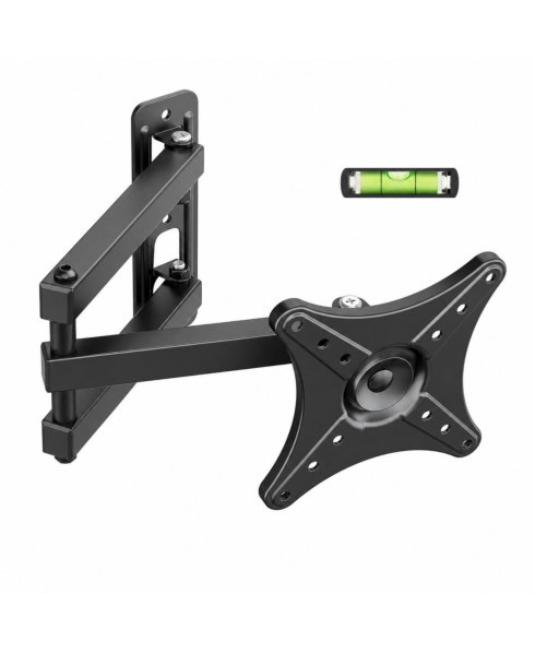 Lofree Full-Motion Heavy-Gauge Steel Tv Wall Mount, Fits 13-32 Flat and Curved TVs - Black