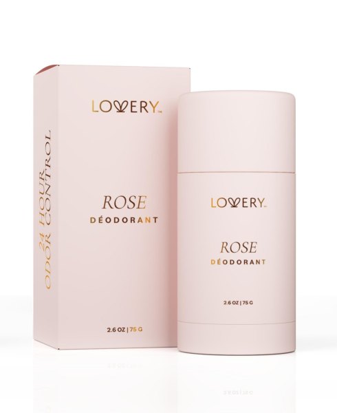 Lovery Rose Deodorant Stick, 2.6 oz - Pink