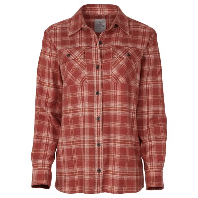 Ascend Finn Organic Cotton Long-Sleeve Shirt - Marsala