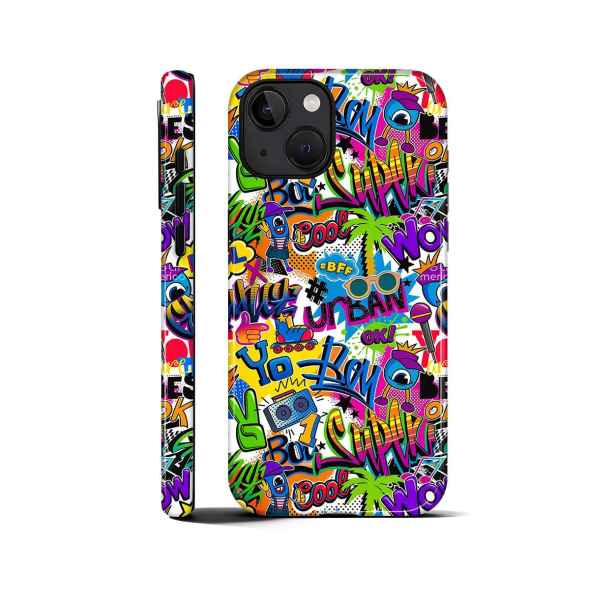 Lisen Phone Case Compatible with Apple iPhone, 2-Layer Durable, Cute Pop Riot Cute pop riot for iphone