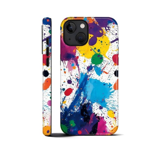Lisen Phone Case Compatible with Apple iPhone 15, 2-Layer Durable, Color Splash – Color splash for iphone 15