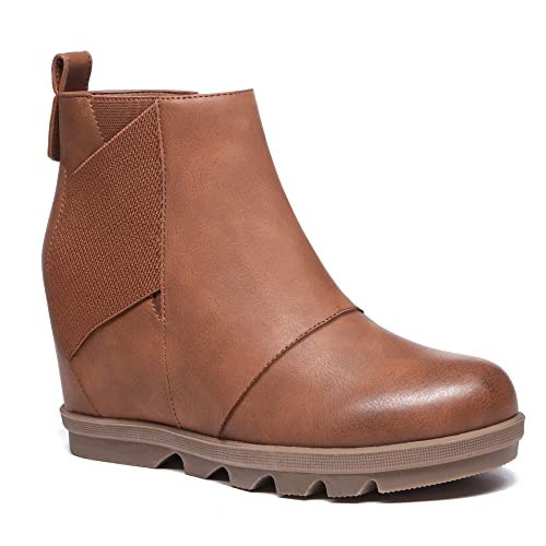 Low Hidden Wedge Short Ankle Booties