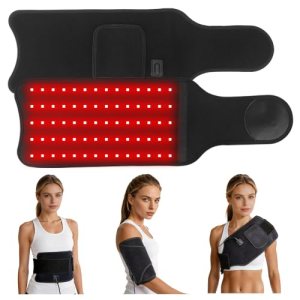Red Light Therapy Pad, 70 LEDs Adjustable 22.1″x7.1″ Light Wrap,Corded
