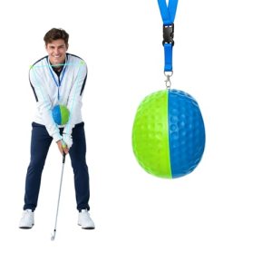 Golf Training Aid Ball with Swing Trainer Arm Band