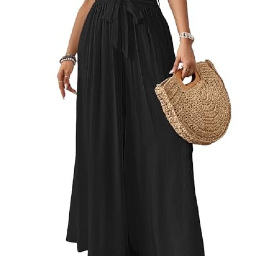 Wide Leg Flowy Palazzo Pants