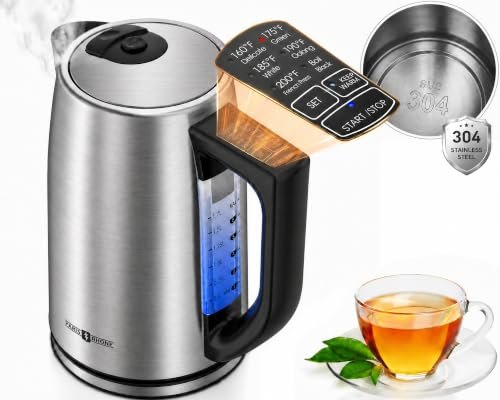 PARIS RHÔNE 1.7L Electric Tea Kettle, 6 Precise Temperature