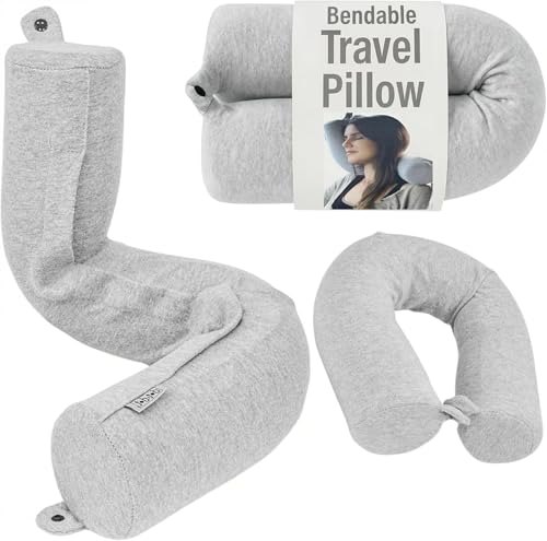 Twist Memory Foam Travel Pillow, Bendable Neck Pillow