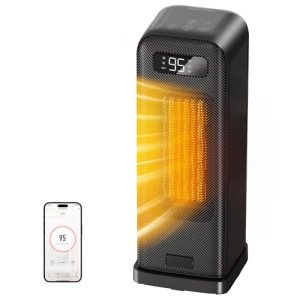 Space Heater for Indoor Use, 1500W Smart Electric