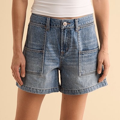 Natural Reflections Utility Pocket Shorts