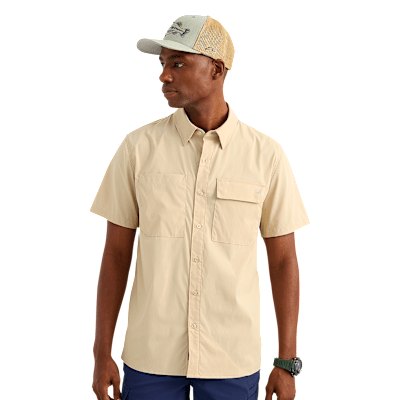 Huk Icon Short-Sleeve Shirt River Rock
