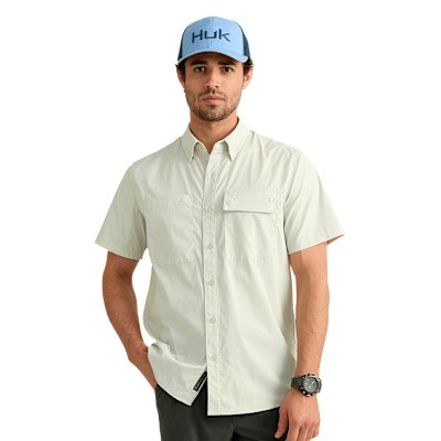 Huk Icon Short-Sleeve Shirt Pale Algae