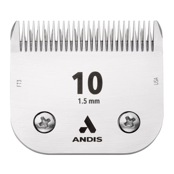 Andis Detachable Plus Model AG Blade Set #10, Silver