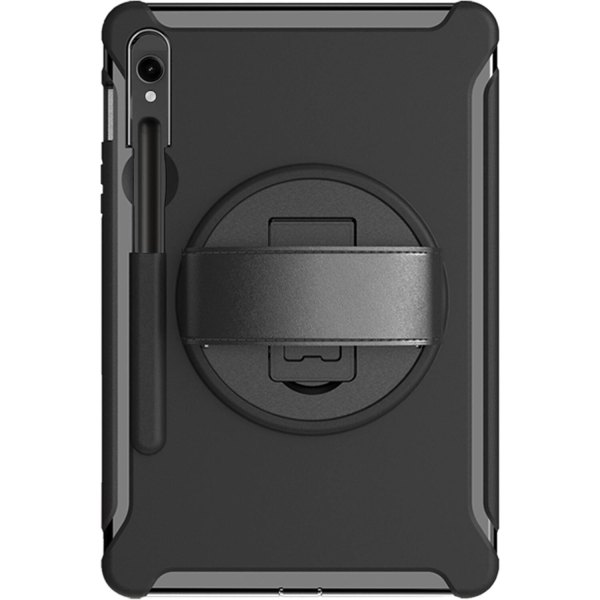 SaharaCase - Raider Series Hand Strap Case for Samsung Galaxy Tab S10 Lite (2025), Tab S10 FE, Tab S8, Tab S9, and Tab S9 FE - Black