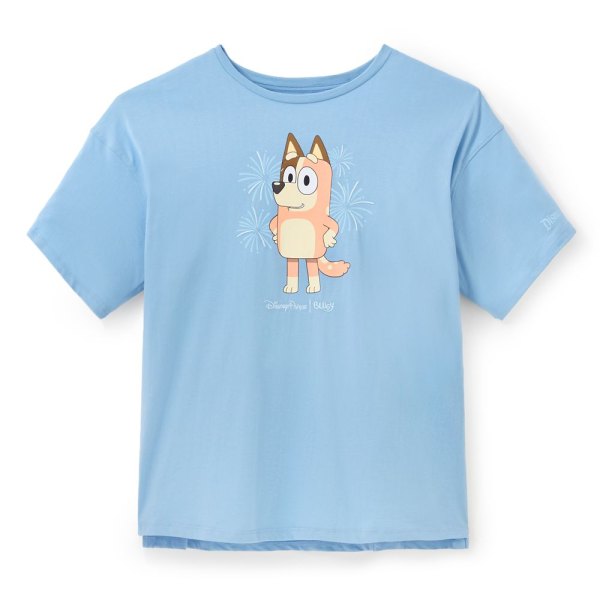 Chilli Disney Parks T-Shirt for Women Bluey