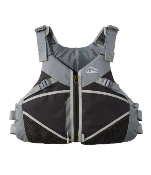 Womens L. L.Bean Comfort Back PFD Black Extra Large, Nylon/Polyethylene