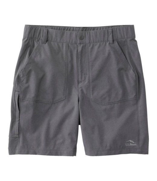 Womens Comfort Cycling Shorts with Liner Alloy Gray Synthetic L. L.Bean