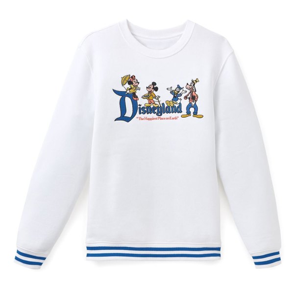 Mickey Mouse and Friends Disneyland 70th Anniversary Pullover Sweatshirt