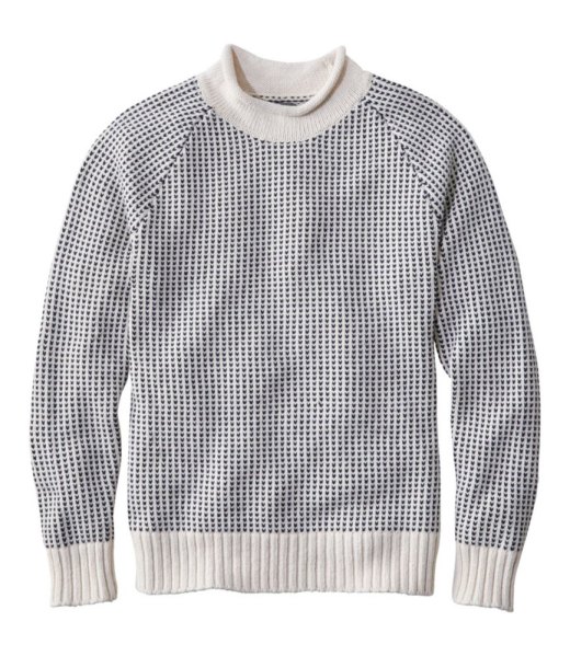 Mens Signature Organic Cotton Rollneck Sweater L. L.Bean