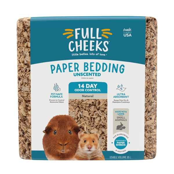 Full Cheeks; Odor Control Small Pet Paper Bedding Size: 85 L | PetSmart
