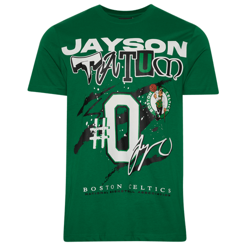 New Era Mens Celtics Tshirt Kelly Green/Multi