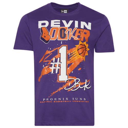 New Era Mens Suns Oversize T-Shirt Purple/Multi