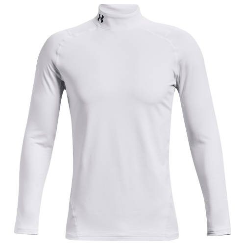 Under Armour Mens CG Armour Fitted Mock – – White / White