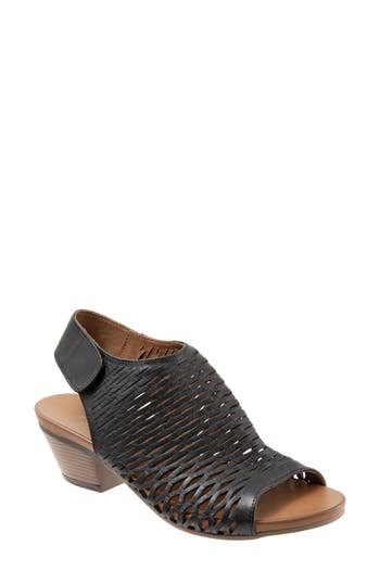 Bueno Lacey Slingback Sandal in Black Leather at Nordstrom Rack, Size