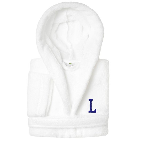 Linum Home Textiles Personalized Kids SUPER PLUSH Hooded Bathrobe, Kids Unisex, Size